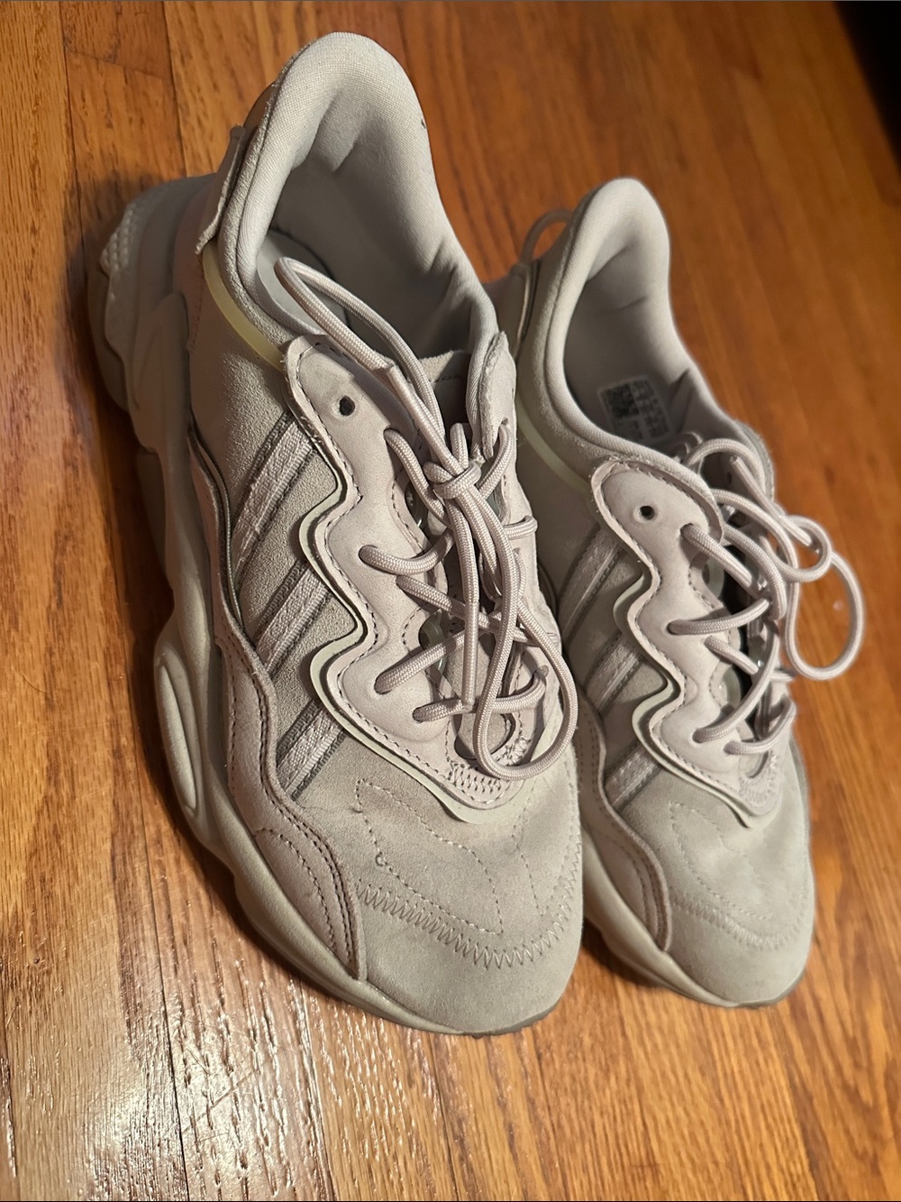 adidas Neutral Beige Suede Mesh Chunky Sneakers